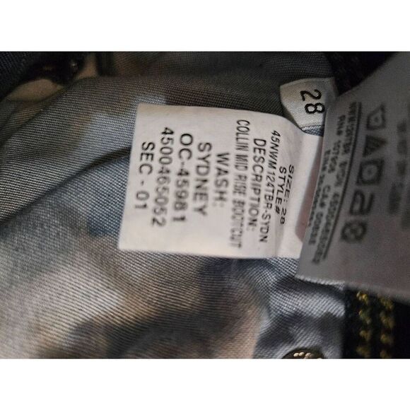 Hudson Collin dark wash midrise bootcut jeans. Size 28. - Picture 6 of 7